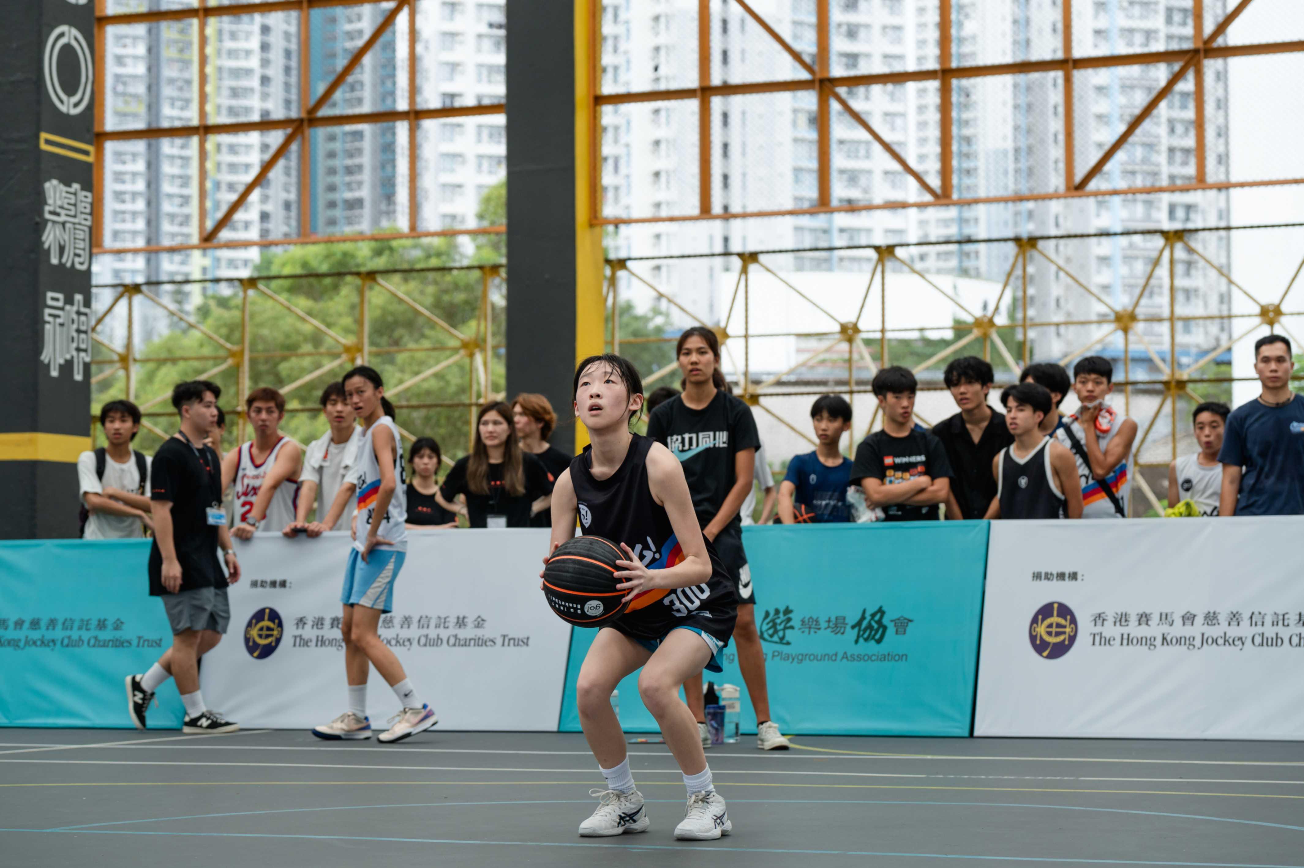 Go!籃球正!2024青少年三⼈籃球賽,雲集180隊逾700名青少年。