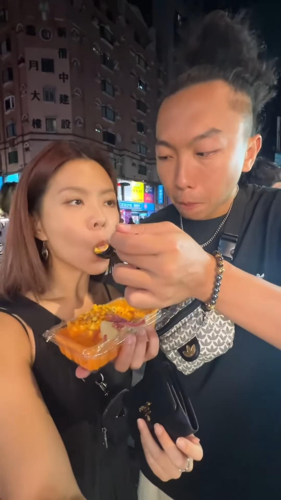 Gao與男友Luen Mo。
