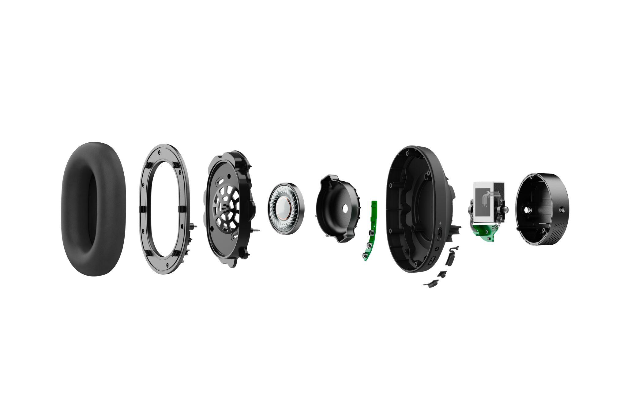 Melomania P100耳機配備定制的40mm三層優質Mylar高端驅動器和釹磁鐵。