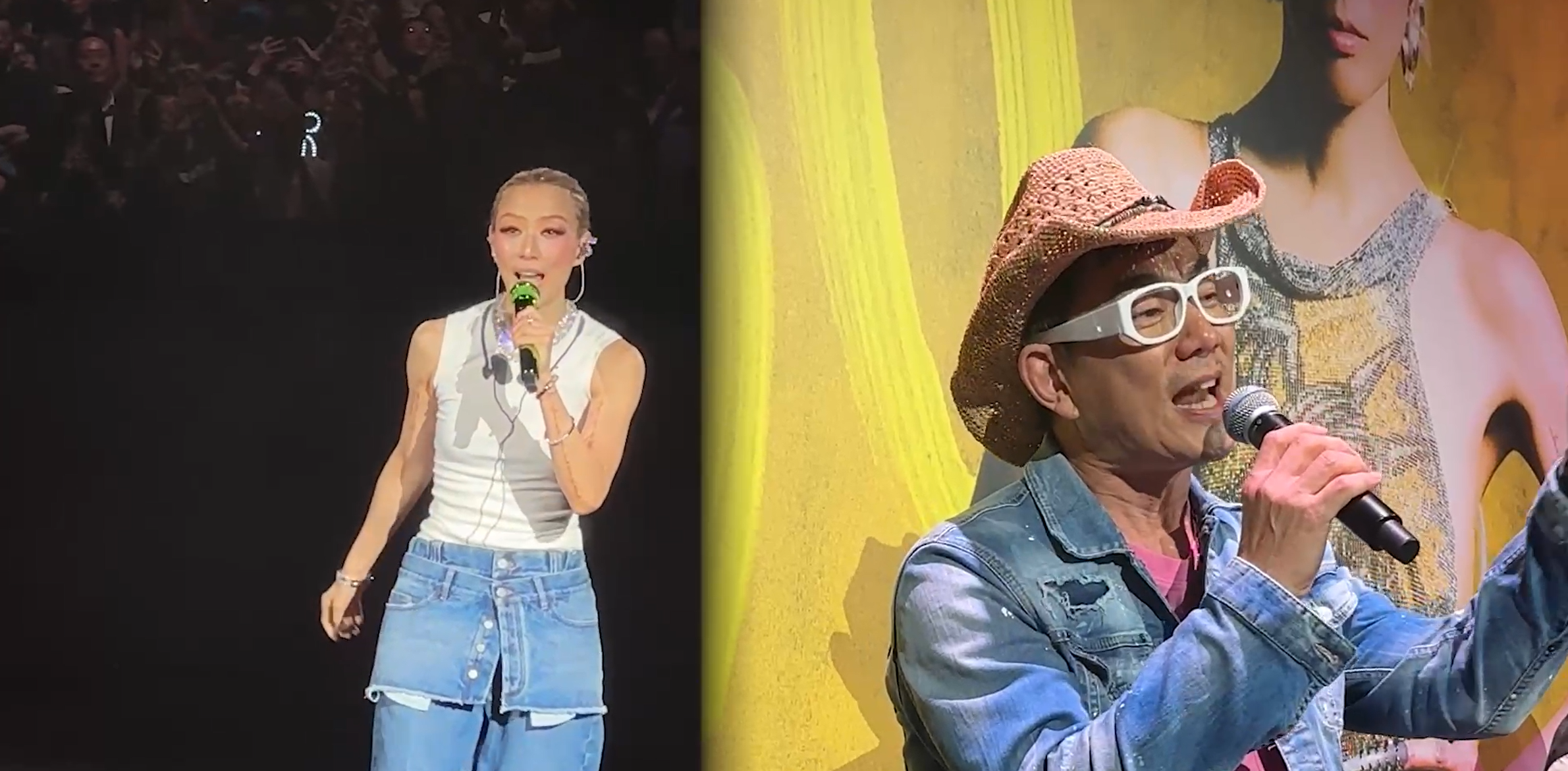 小齊即興與Sammi唱了一段電影《夏日麼麼茶》主題曲《浪花一朵朵》。