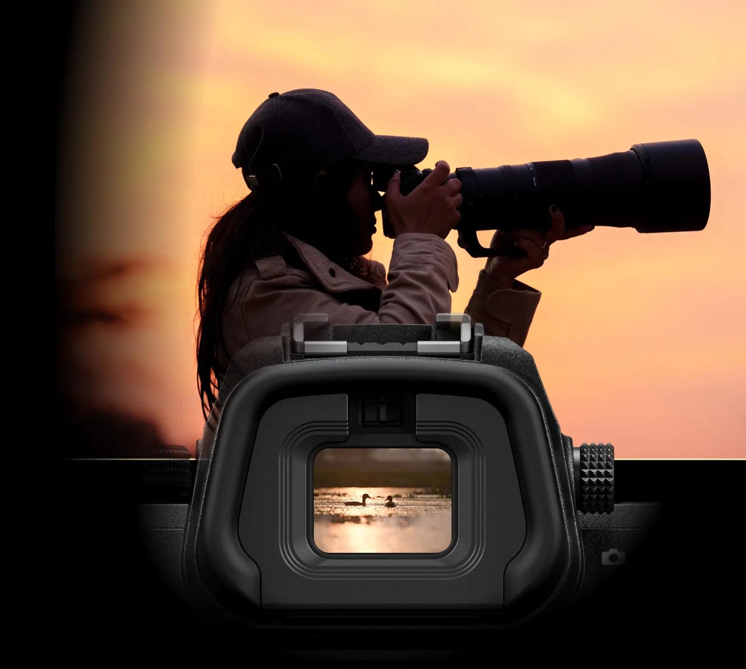 Nikon Z6III的EVF提高亮度,觀景更加清晰易看。