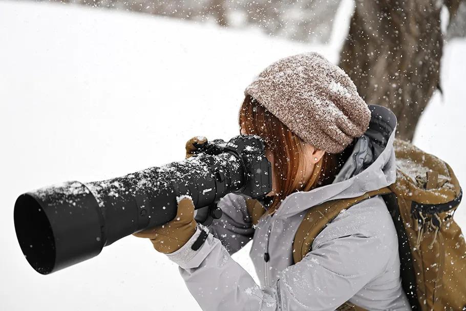 Nikon Z6III具備防寒效能,可低至-10℃環境下使用。