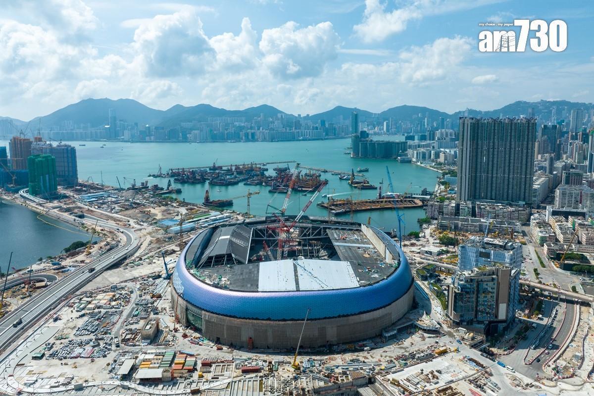 啟德體育園預計明年首季試營運。圖為啟德體育園。(資料圖片)