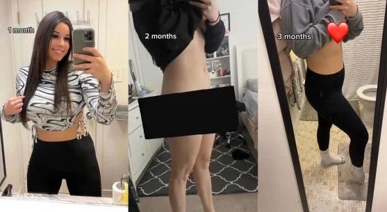 薩拉薩爾在TikTok分享罕見的「大肚」經歷。(互聯網)