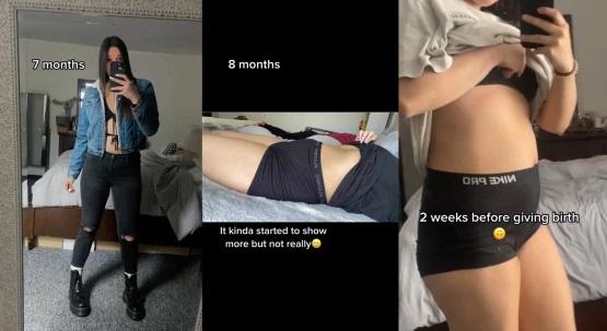 薩拉薩爾在TikTok分享罕見的「大肚」經歷。(互聯網)