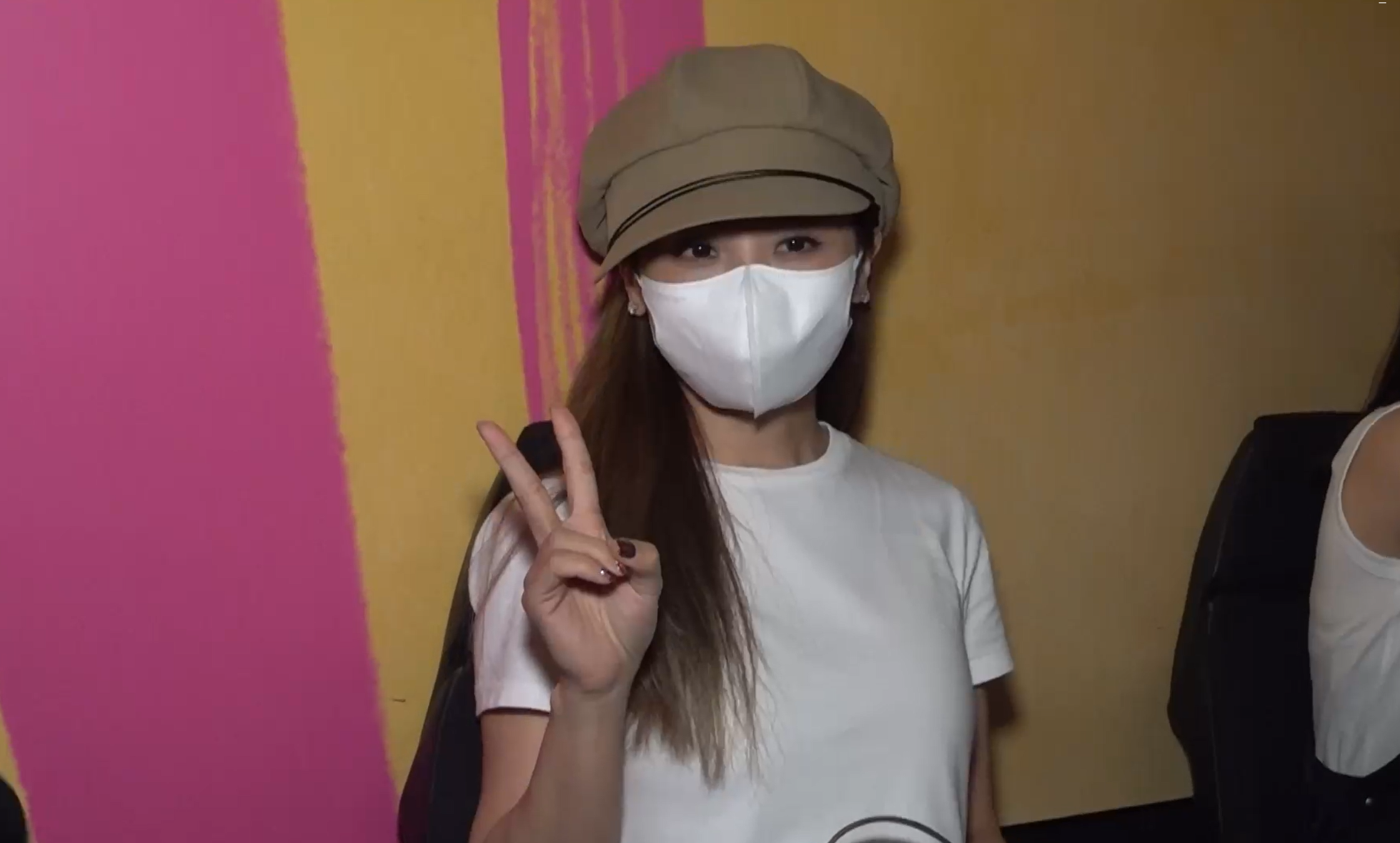 蔡卓妍昨晚亦到場睇騷。