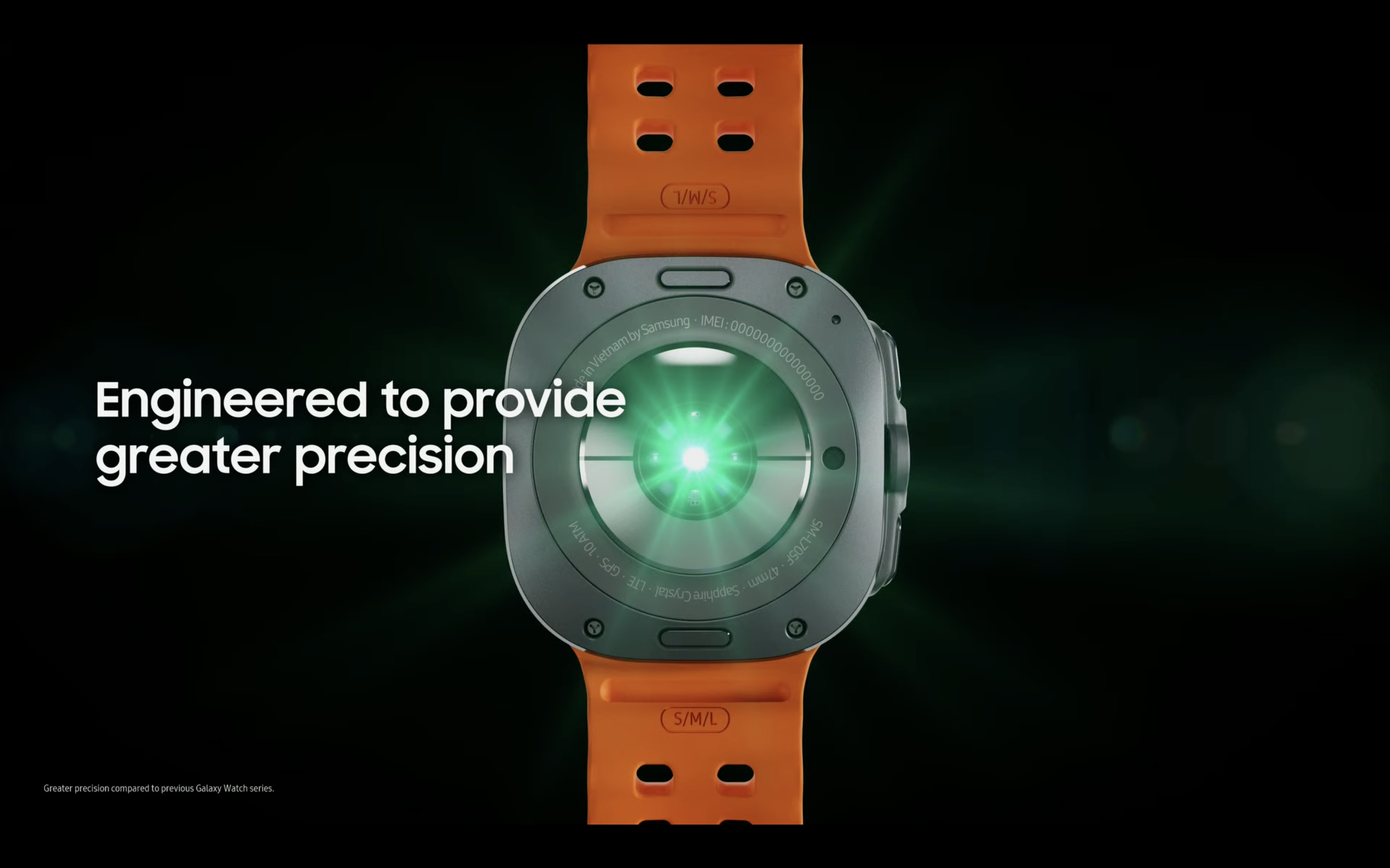 Galaxy Watch Ultra第2代BioActive感應器提供更準確全面的讀數。