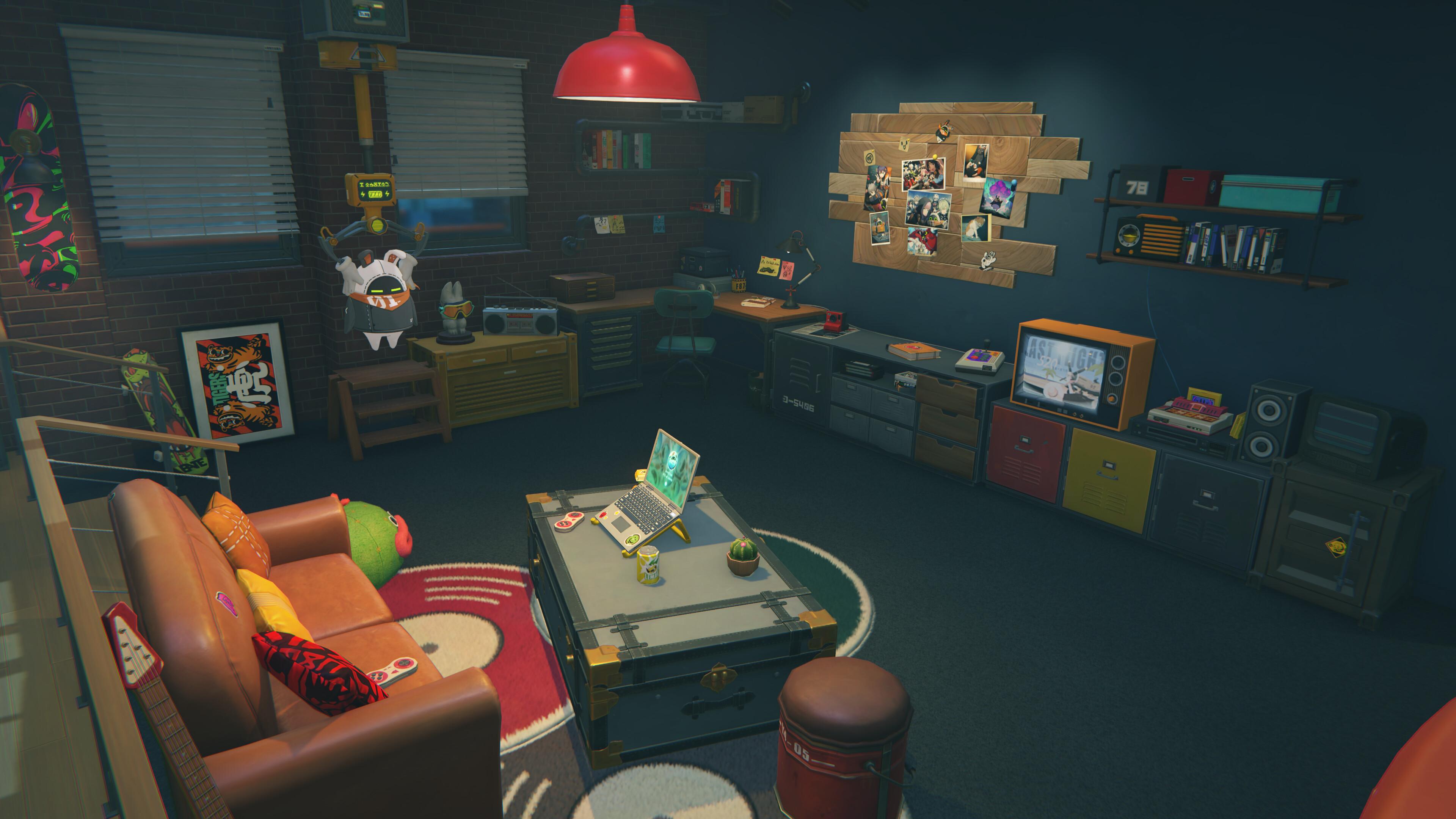 隨著冒險開啟,傳奇繩匠法厄的錄影帶店Random Play的2樓可休息、播放音樂或者訂製照片牆。