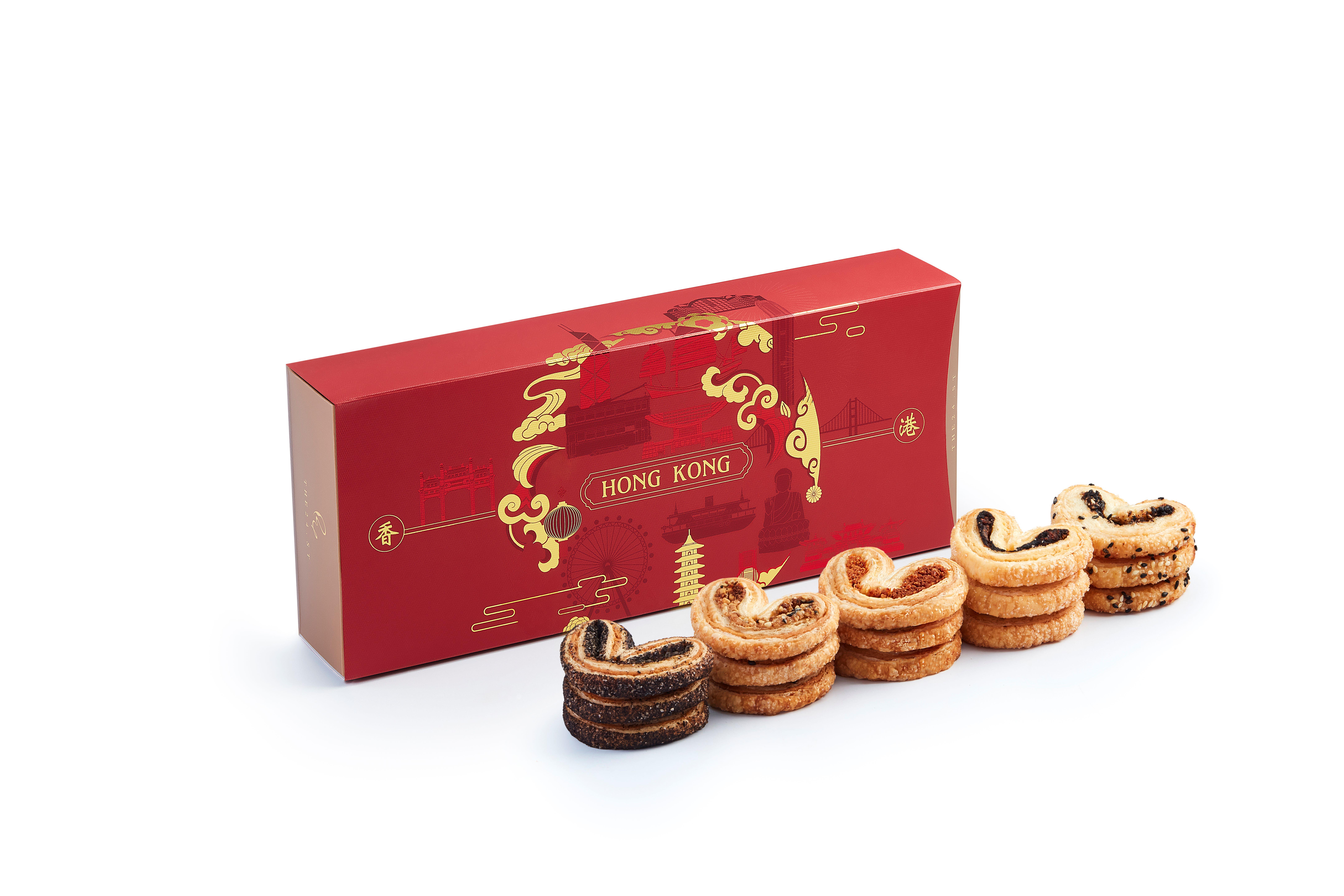 「香港特色蝴蝶酥禮盒」($119 /15件)