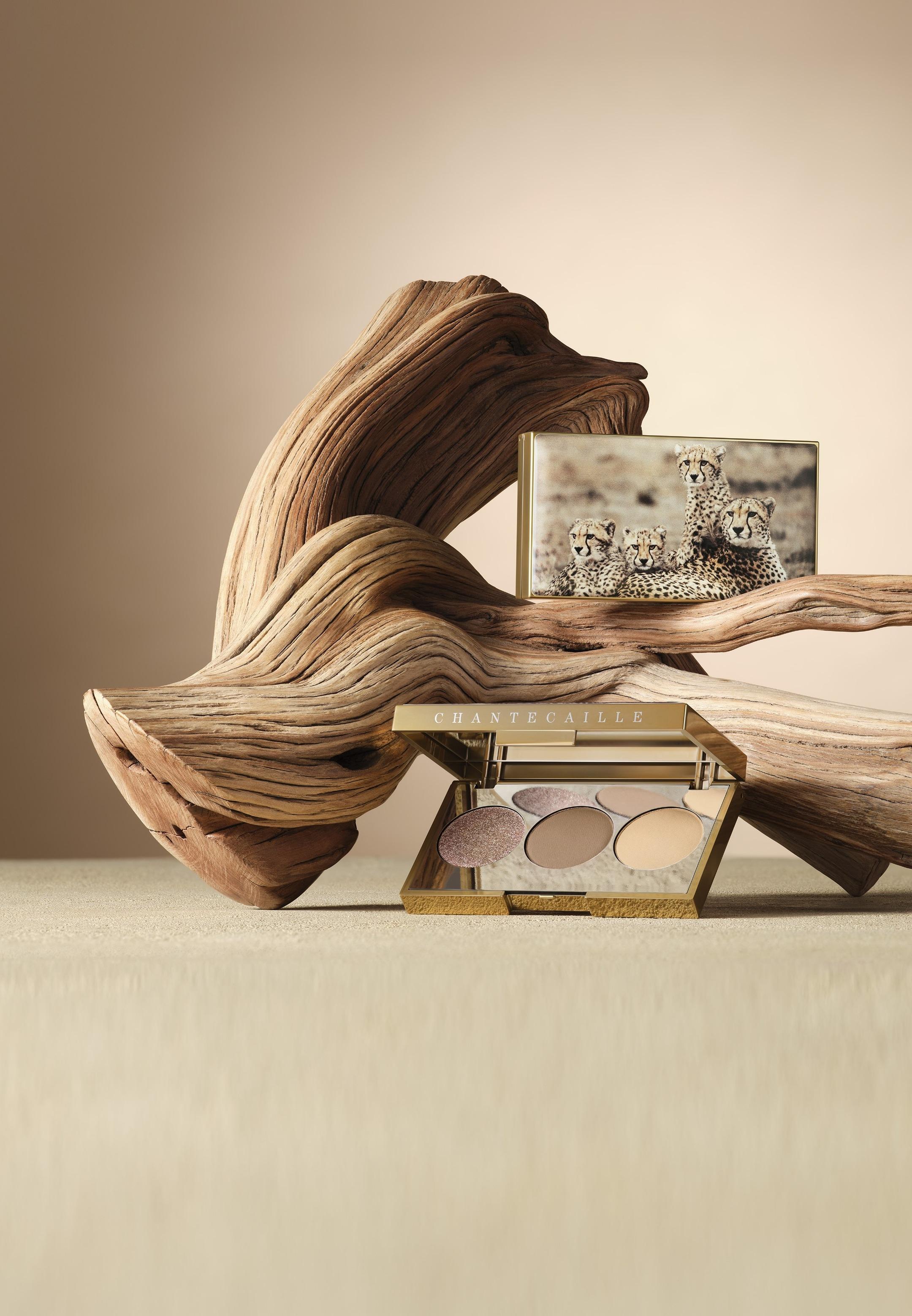 秋妝2024|Chantecaille 獵豹保育秋日彩妝系列 3色眼影盒 $690/4g