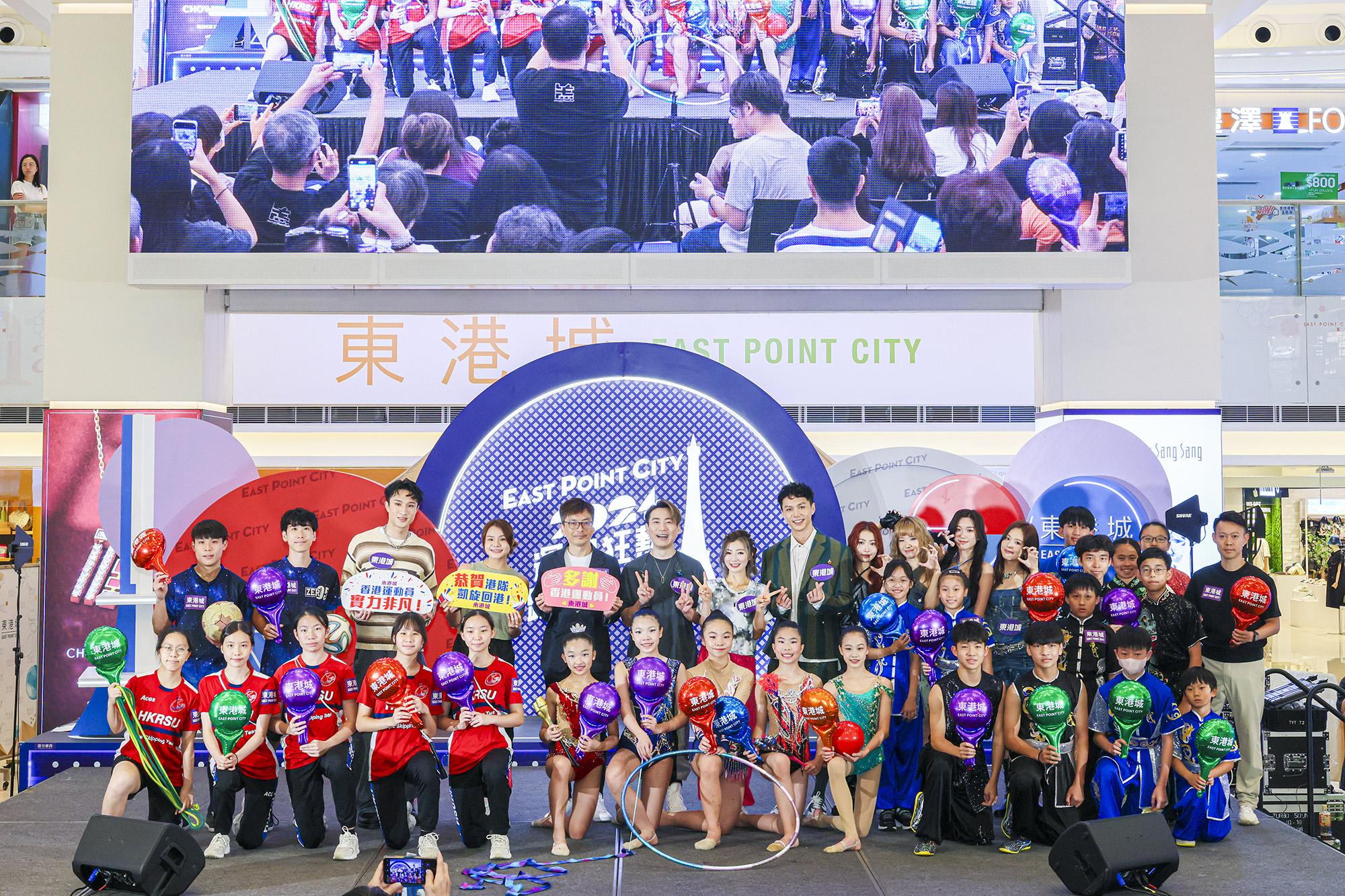 蔡俊彥、連翊希到商場出席活動,同場還有VIVA、顏米羔等。