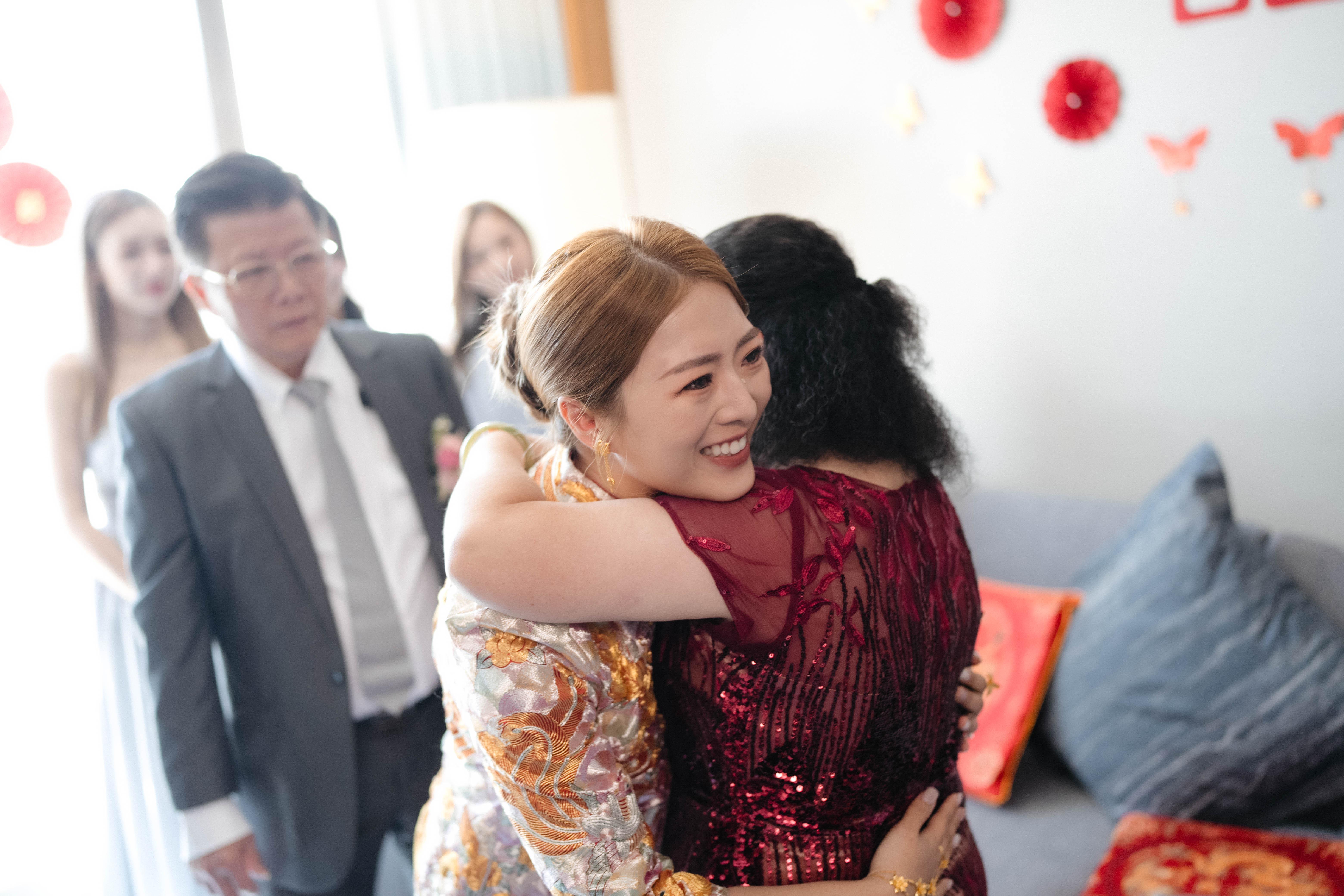 李亦喬出嫁場面相當感動。