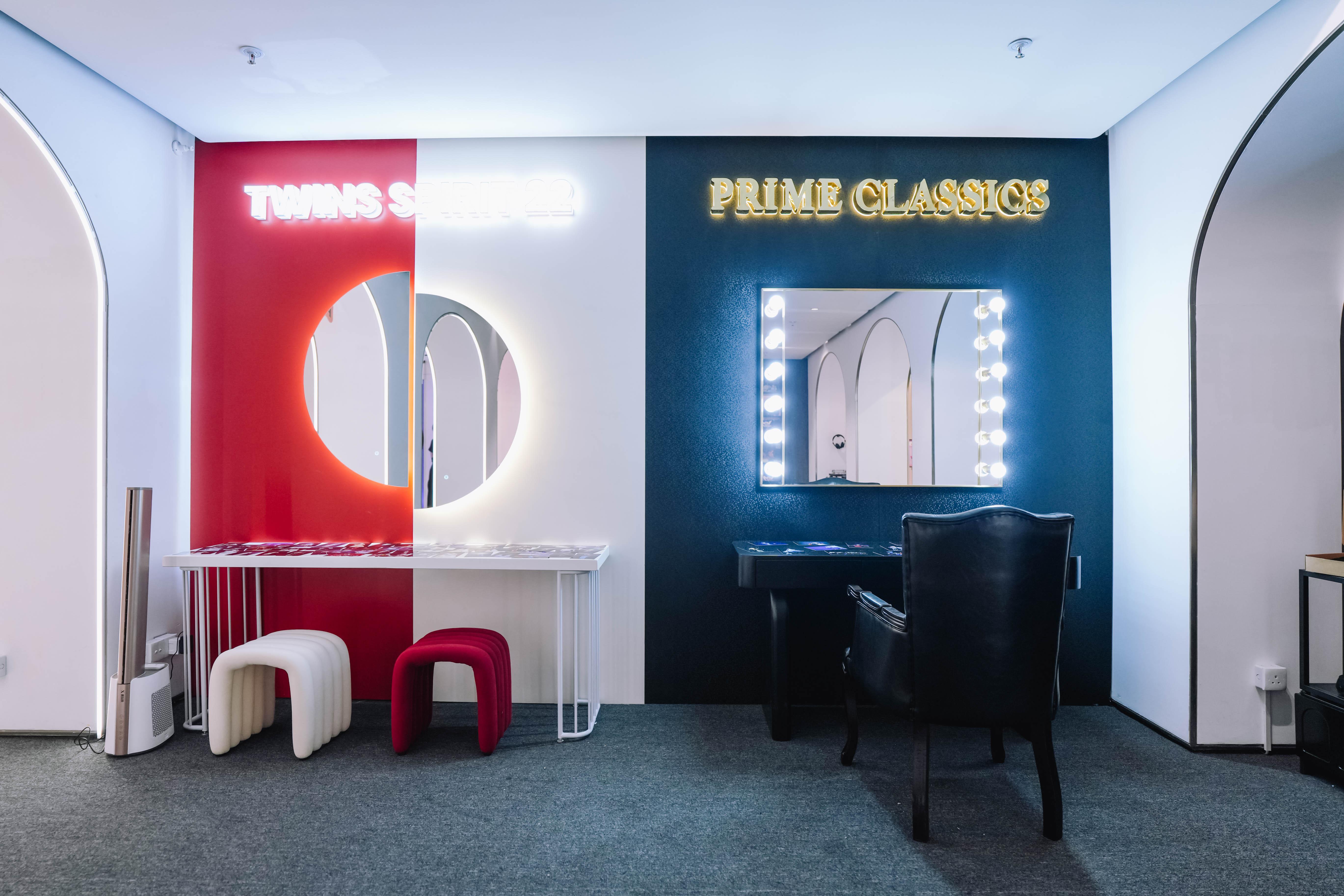 歌手們的衣帽間