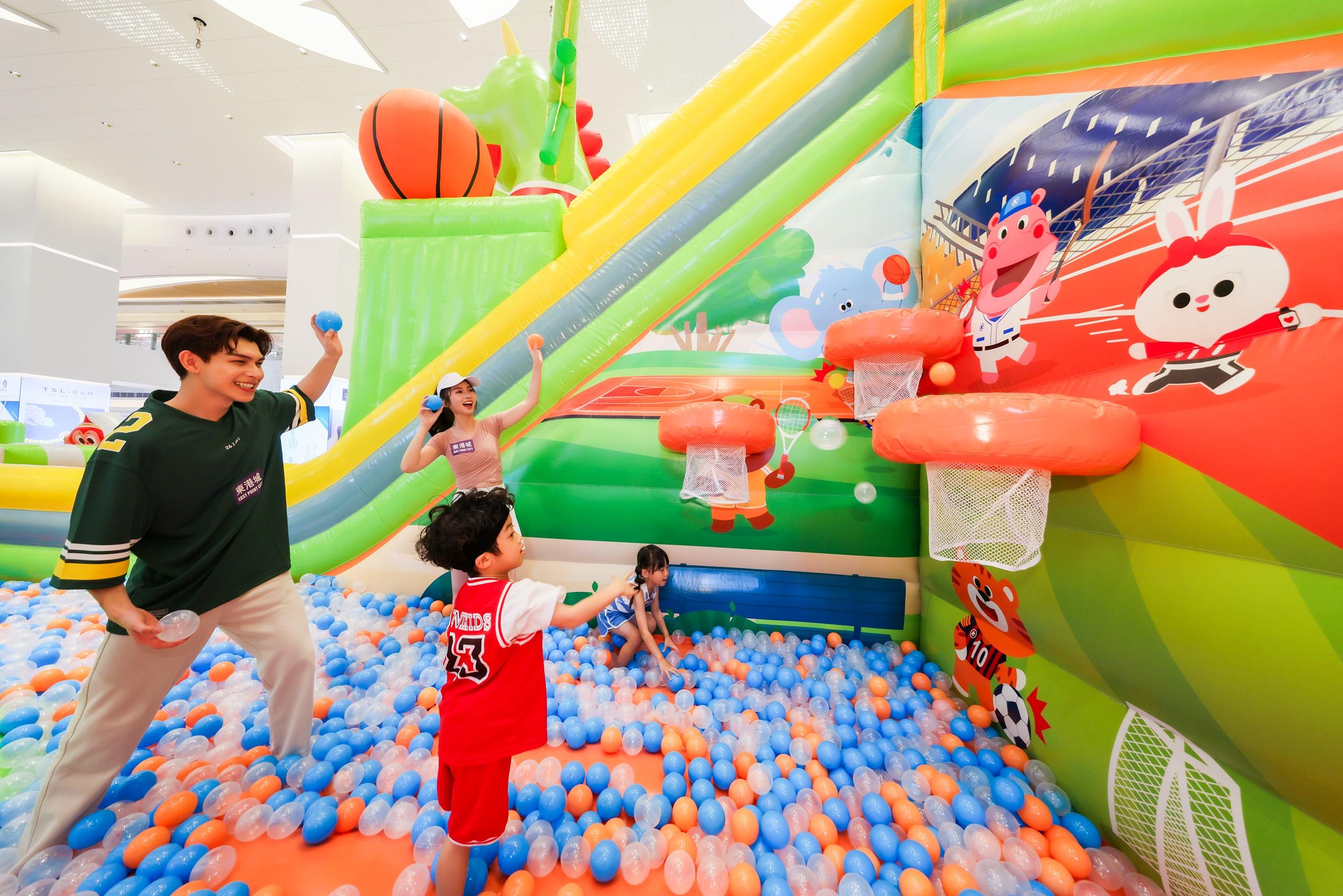 商場充氣城堡|東港城 x Kiztopia