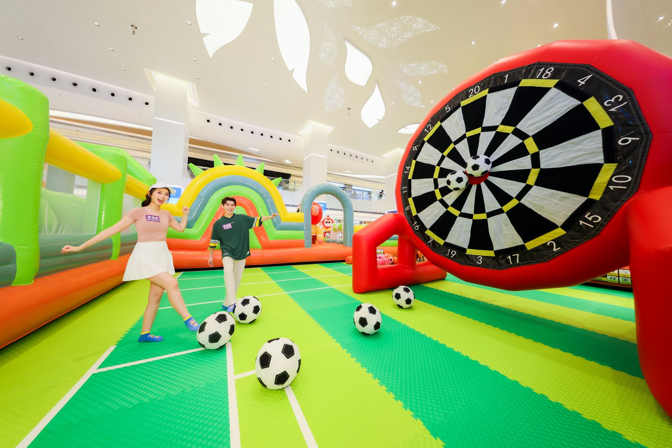 商場充氣城堡|東港城 x Kiztopia