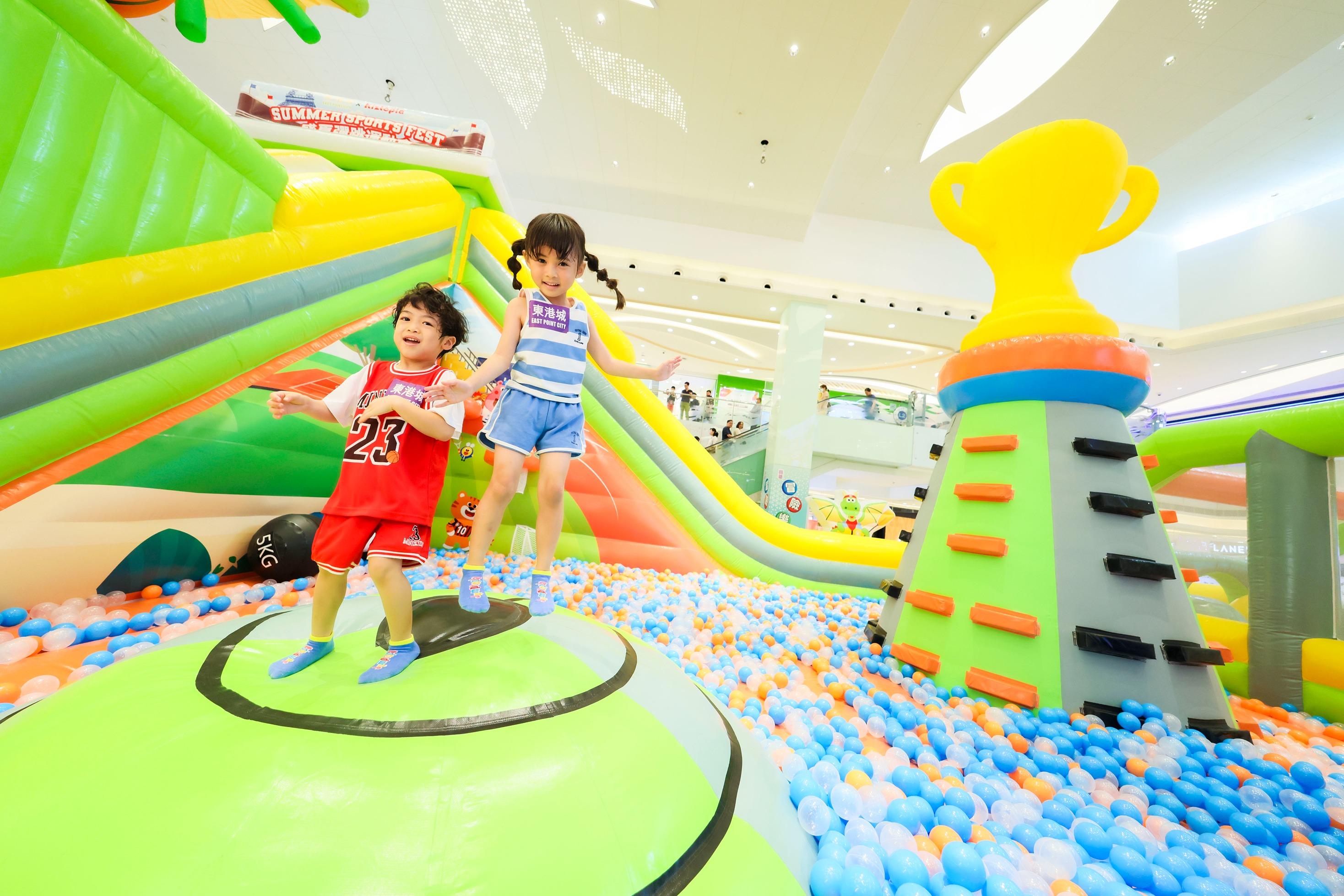 商場充氣城堡|東港城 x Kiztopia