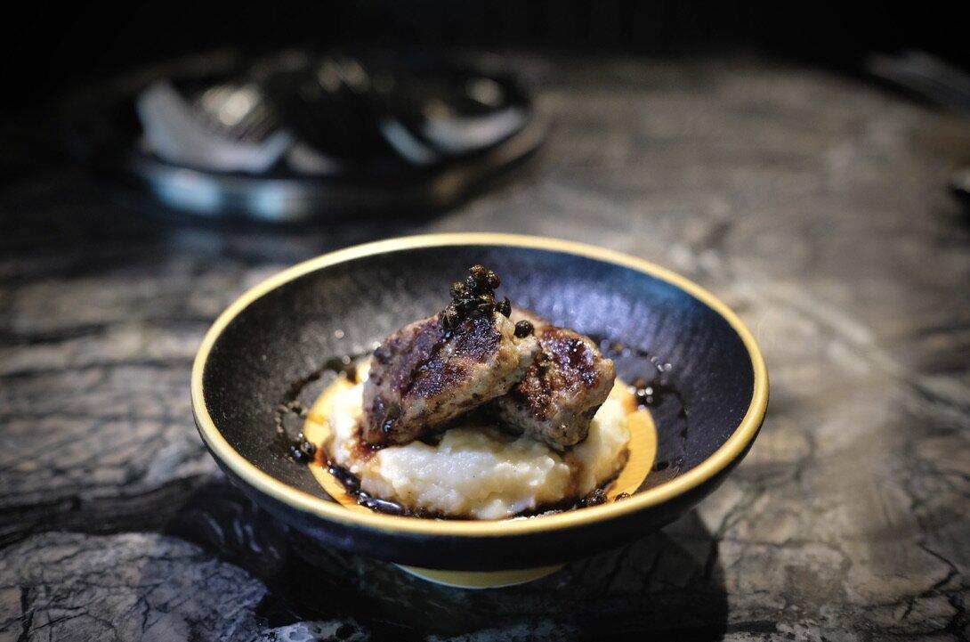 自家製羊肉腸配日式山花椒汁