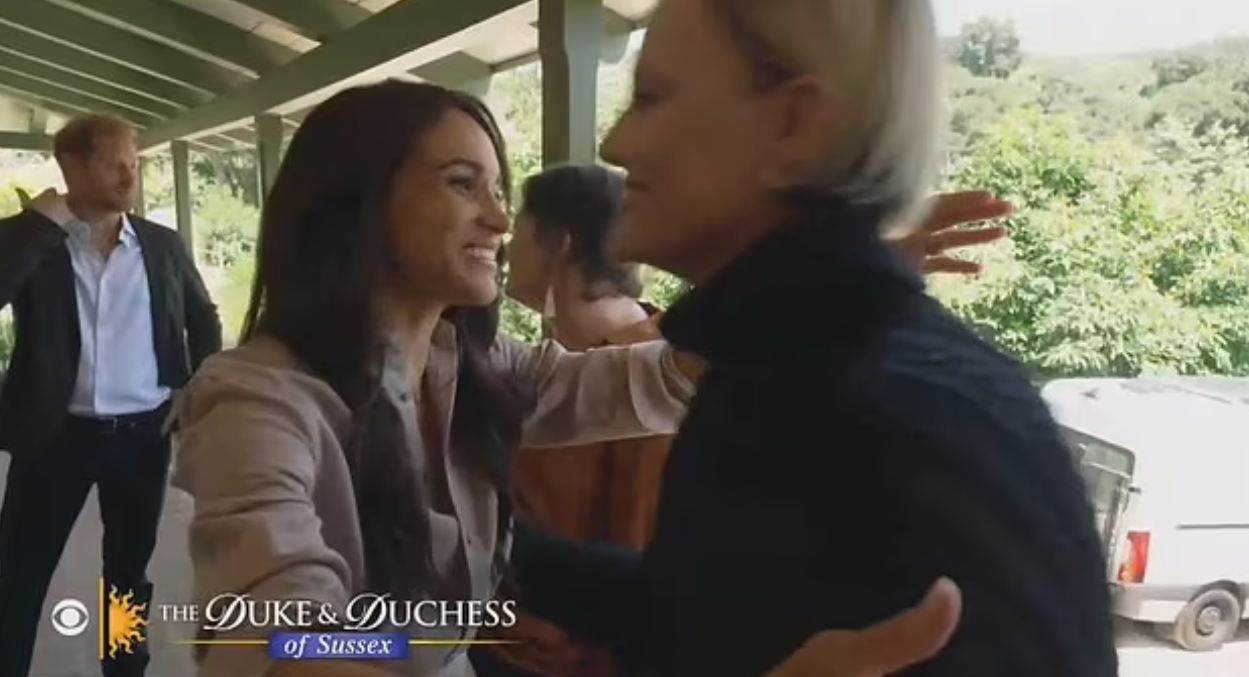 梅根及哈里接受CBS訪問。(互聯網)