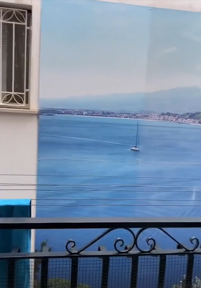 意大利某旅館的海景房。(互聯網)