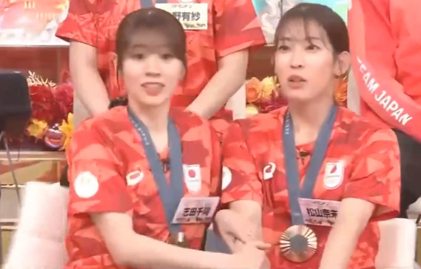 志田千陽的反應獲網民大讚。(影片截圖)