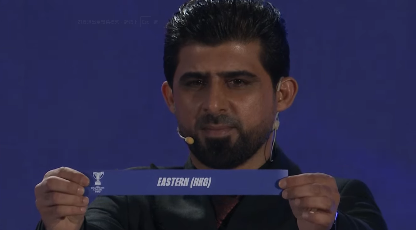 香港代表東方出戰亞冠盃2的比賽。(直播截圖)