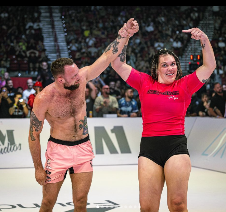 Garcia雖戰敗但仍感高興。(Gabi Garcia IG)