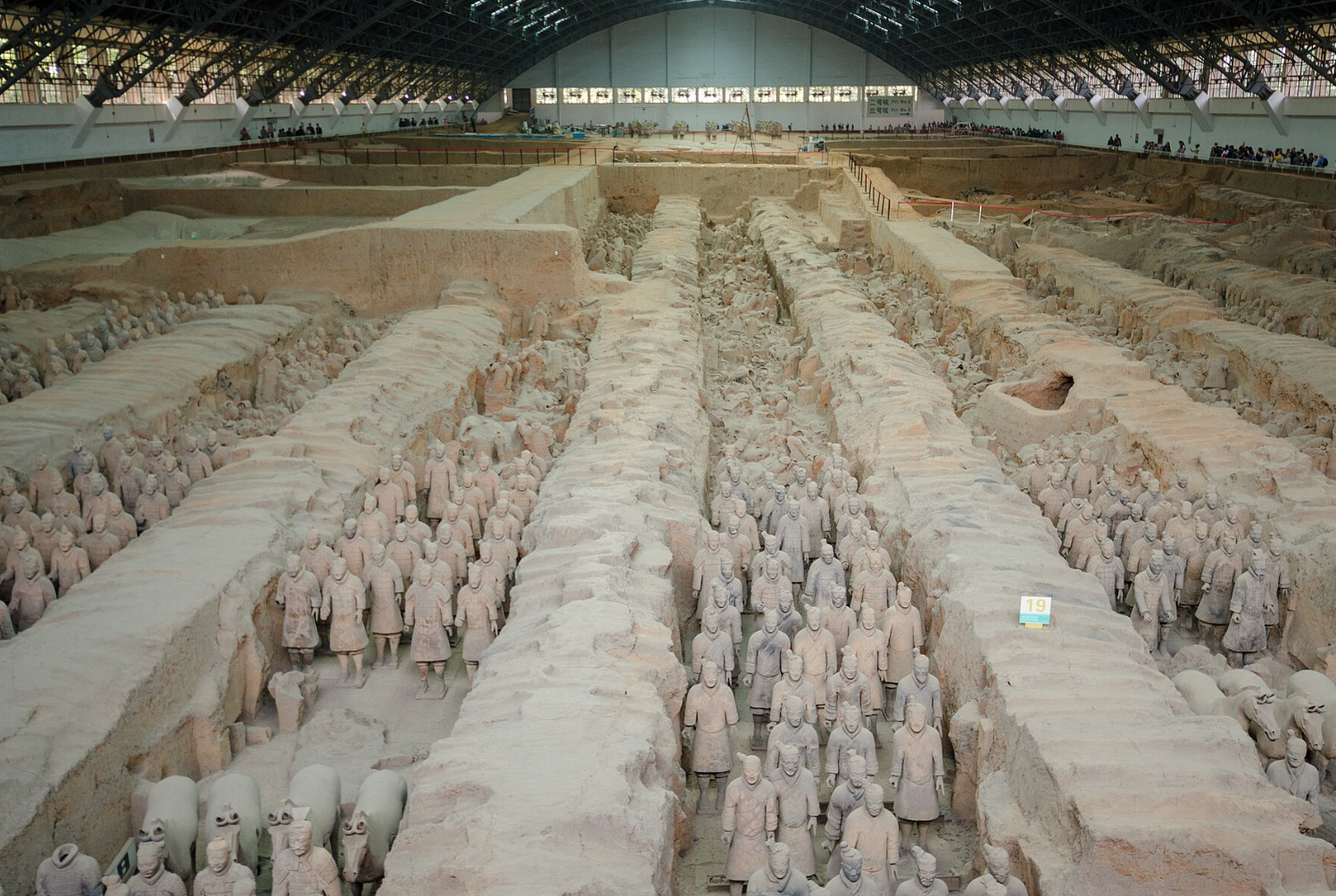位於陝西省西安市的秦始皇兵馬俑被列入世界遺產名錄之一(資料圖片)