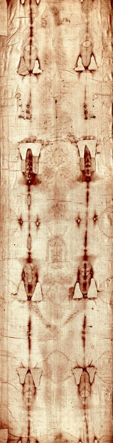 完整長度的都靈裹屍布。(互聯網)