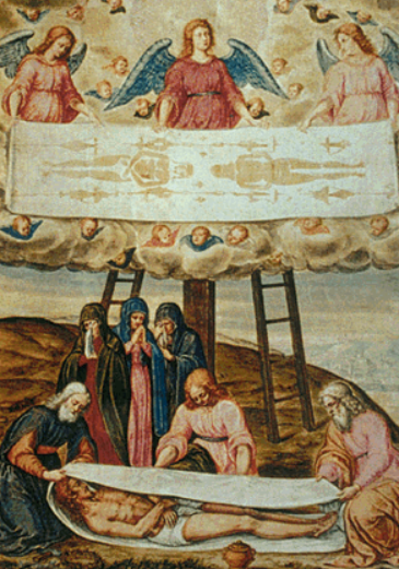 畫家筆下的裹屍布。(互聯網)