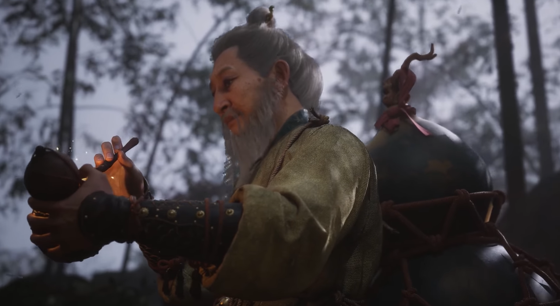 《黑神話︰悟空》過場片段及遊戲畫面。(互聯網)