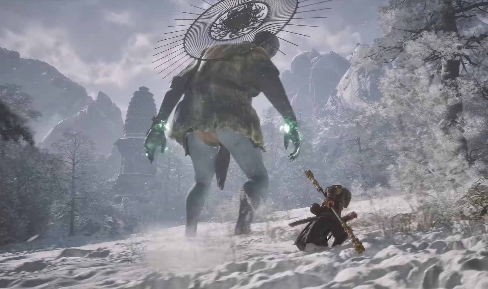 《黑神話︰悟空》過場片段及遊戲畫面。(互聯網)