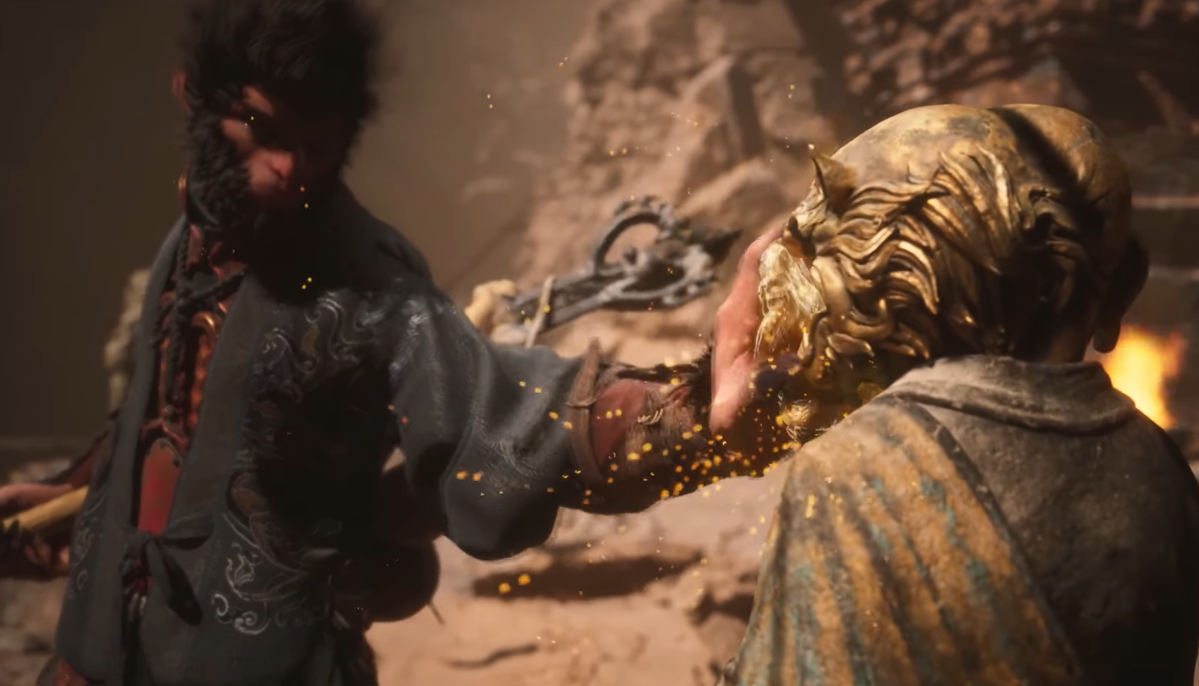 《黑神話︰悟空》過場片段及遊戲畫面。(互聯網)