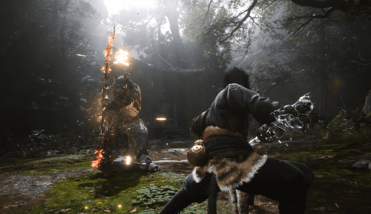 《黑神話︰悟空》過場片段及遊戲畫面。(互聯網)