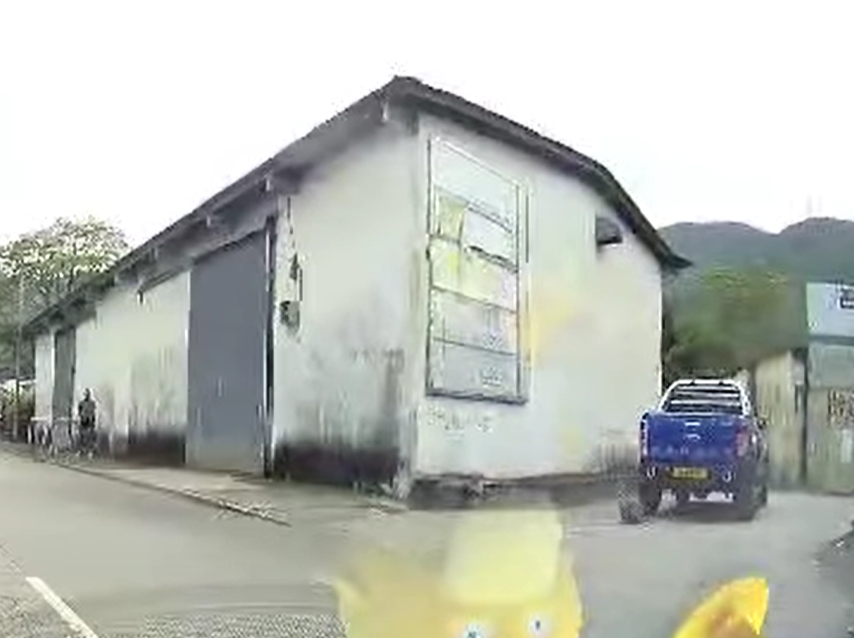 車cam直擊|元朗車輾死狗不顧而去 網民怒斥司機正畜生 (網上影片截圖)