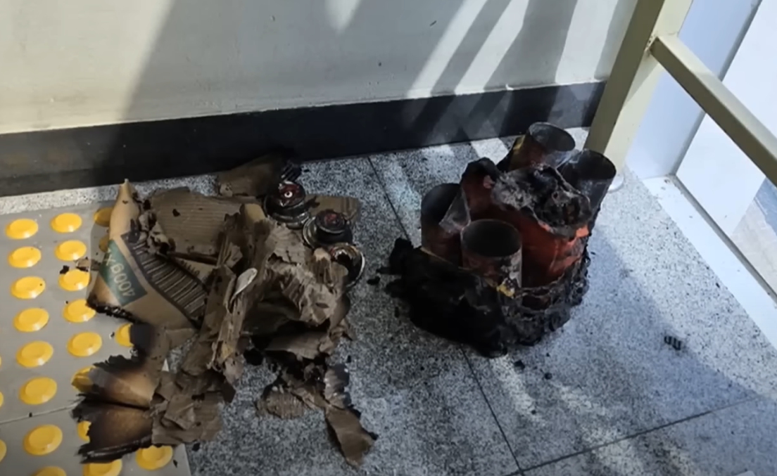 南韓光州市一間牙科診所發生爆炸,門口被人放置可疑快遞紙箱,具有丁烷瓦斯成份的爆炸物被點火引燃,家具、天花板被燒,幸未有傷亡。