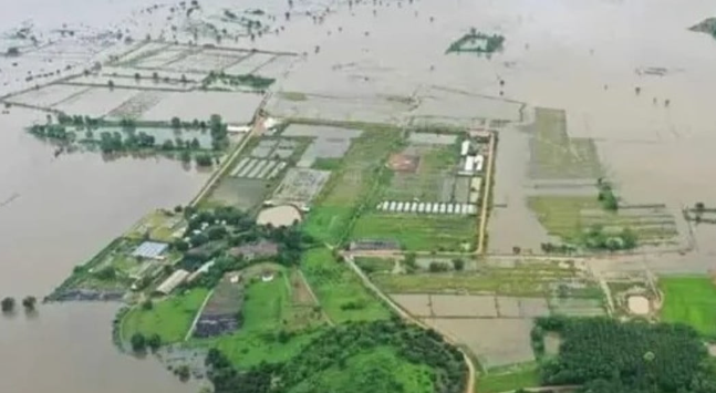 泰國連日暴雨,多地水浸。(互聯網)