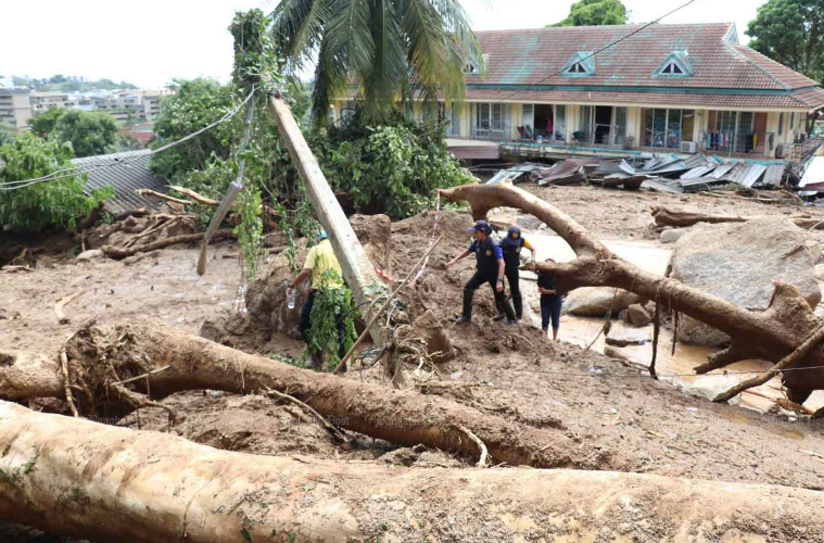 布吉的山泥傾瀉造成13人死亡。(互聯網)