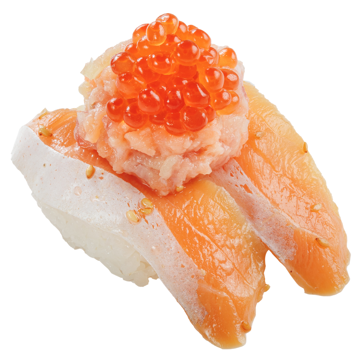 醬漬三文魚腩配三文魚萩餅 $27