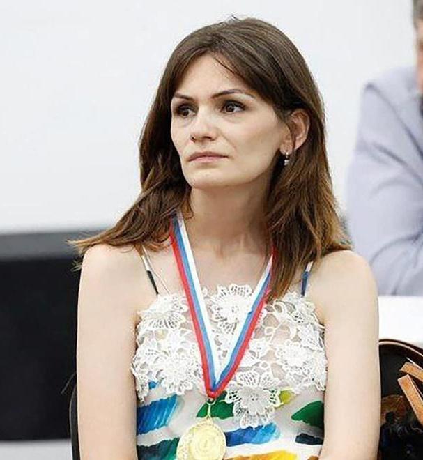 43歲北高加索區國際象冠、國際象棋教練Amina Abakarova。(X)