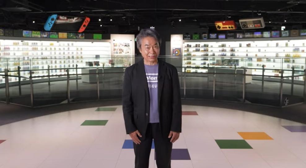 宮本茂在影片中,揭開博物館內部的神祕面紗。(YouTube)