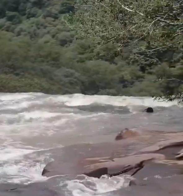 有目擊者指,Bairwa被水流沖走後漂流了大約100公尺後,便墮落45米高的瀑布。(X)