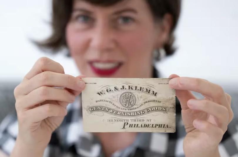 「WG & J. Klemm」 製造商和批發經銷商的名片。(網上圖片)