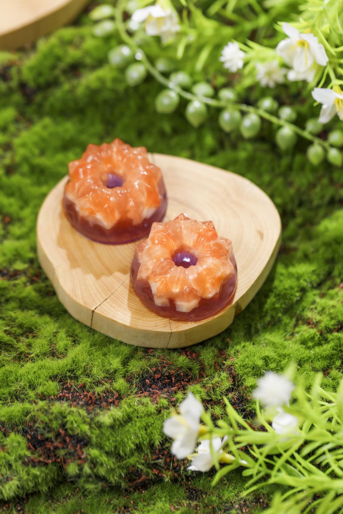 荔枝香茅青檸大蝦凍糕