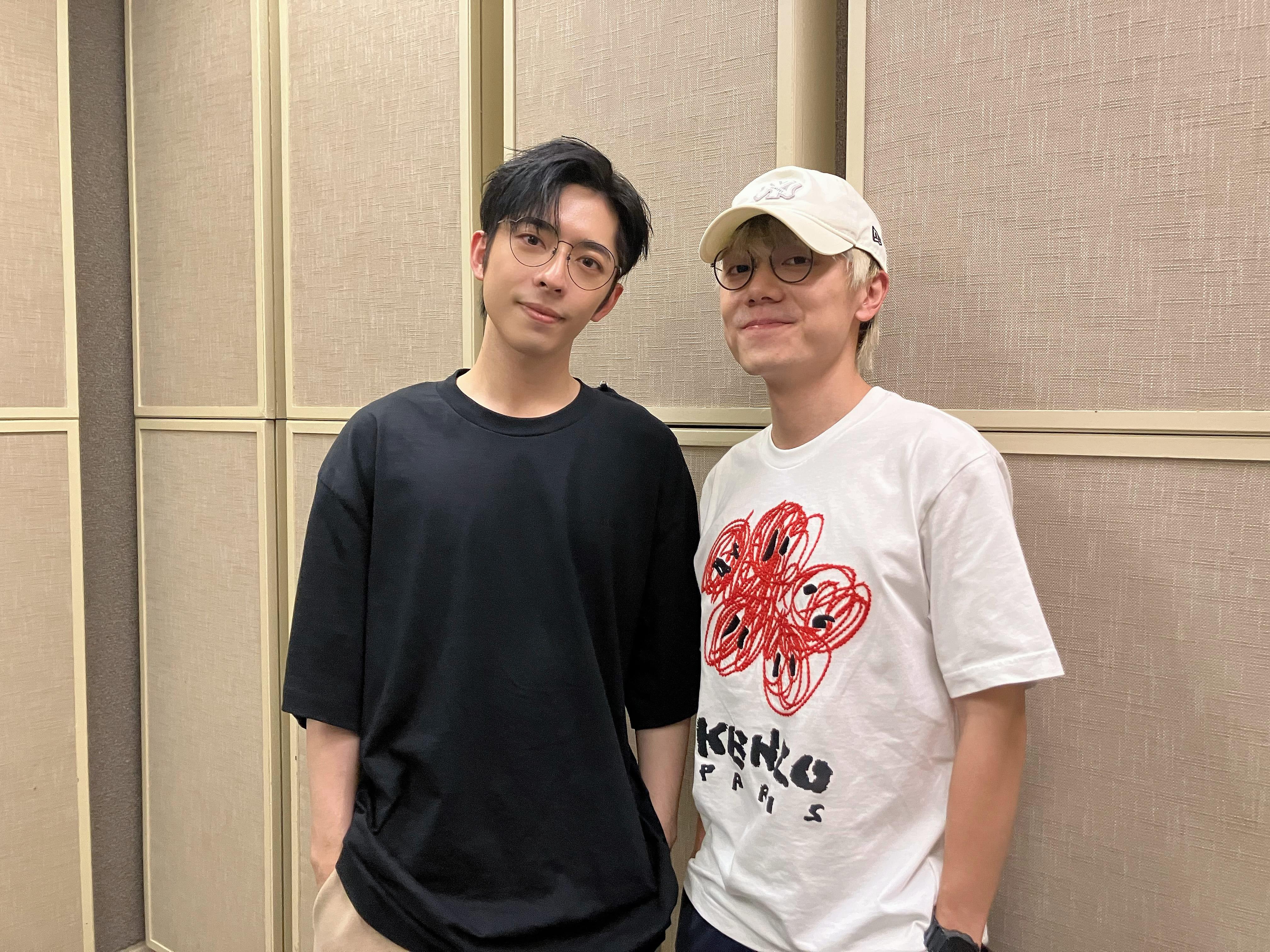 林家謙和呂爵安在廣播劇《微涼之夏》結局篇,將於林海峰與林家棟重演《92黑玫瑰對黑玫瑰》經典。