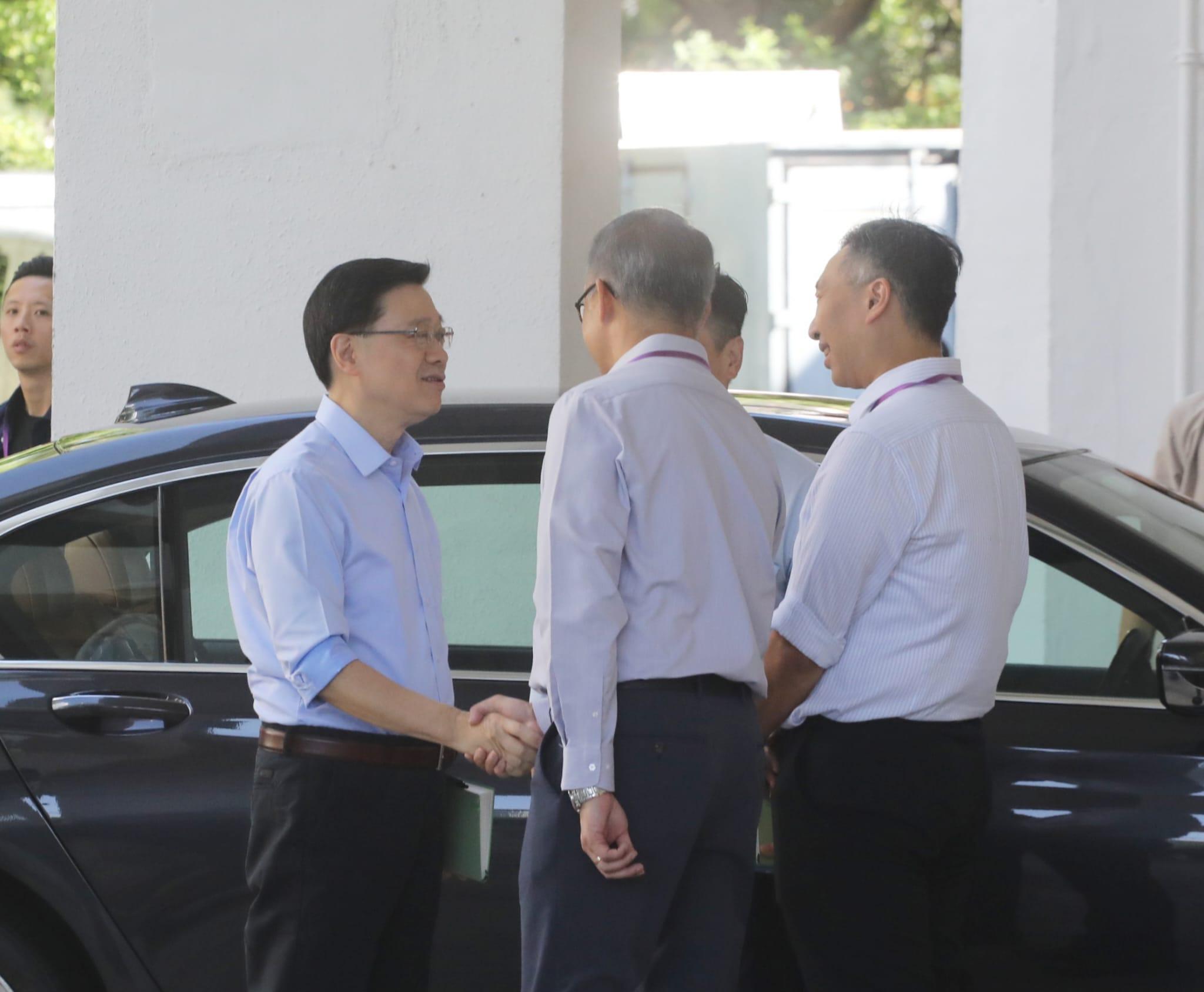 李家超出席第二場諮詢會。