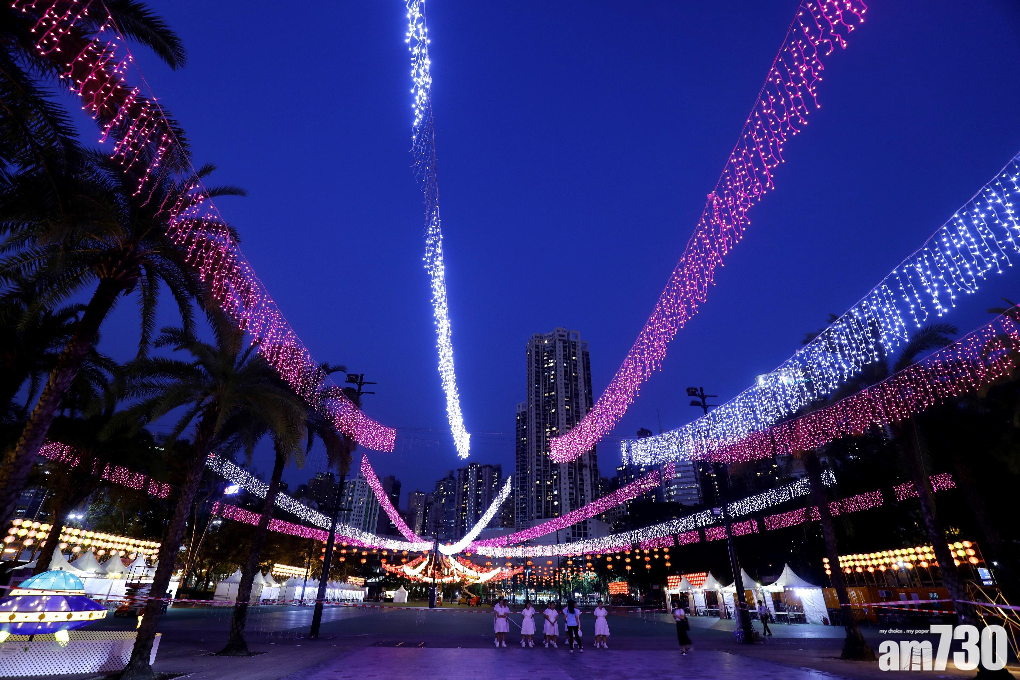中秋節好去處|維園每年都會舉辦的中秋綵燈晚會。(資料圖片)