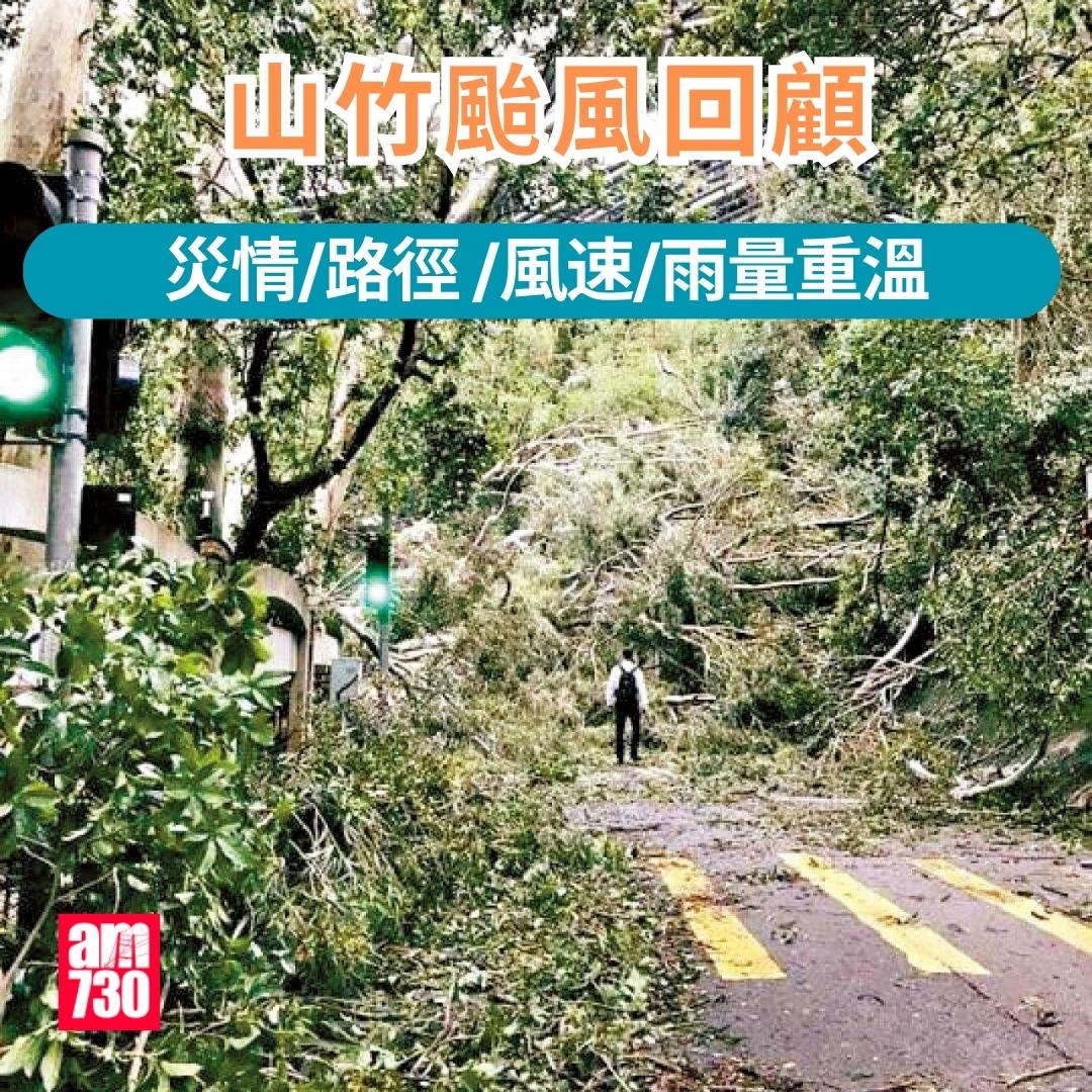 山竹颱風回顧|災情/路徑/風速/雨量重溫(am730製圖)