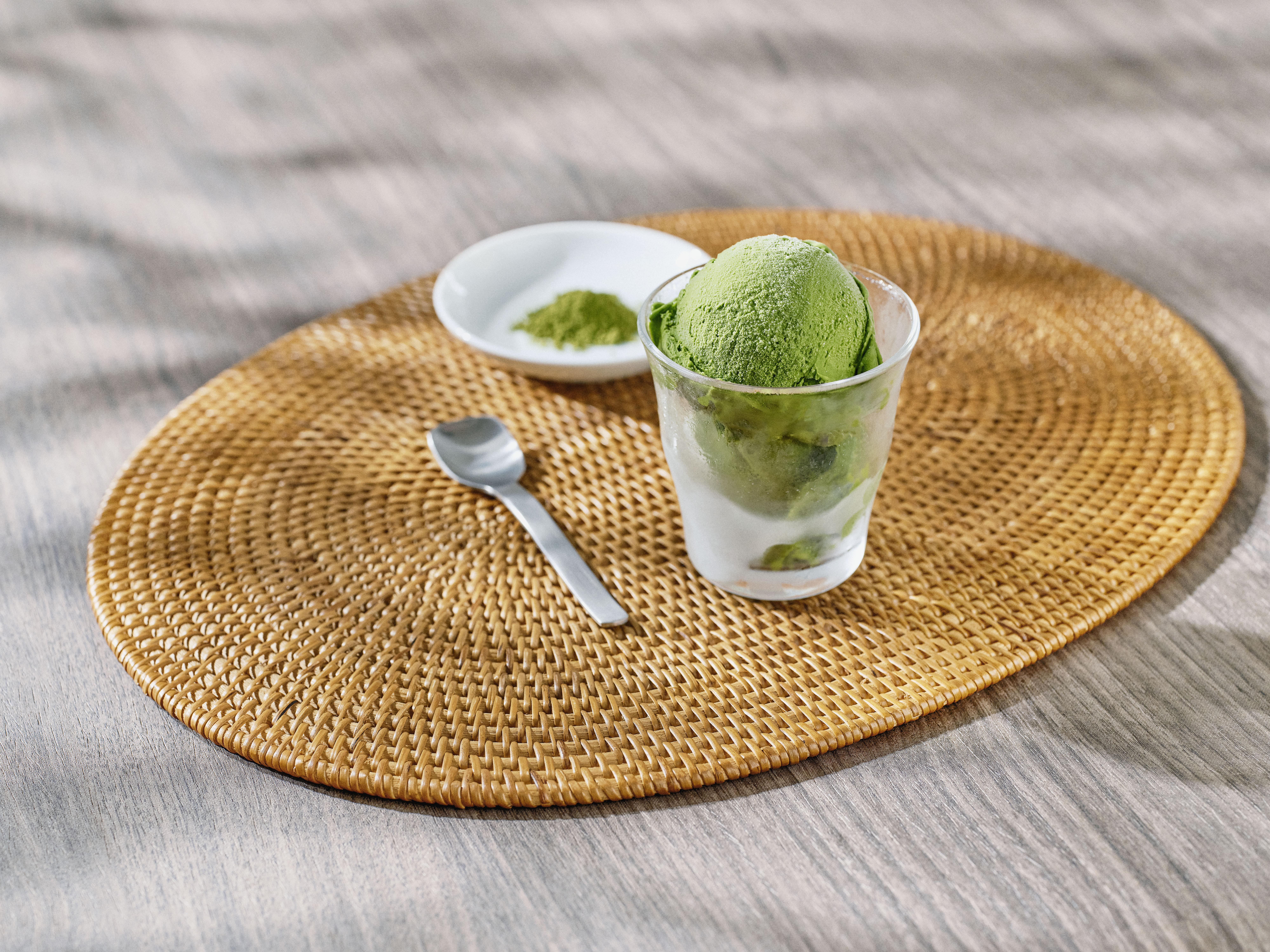 抹茶雪糕散發茶香,濃而不澀。