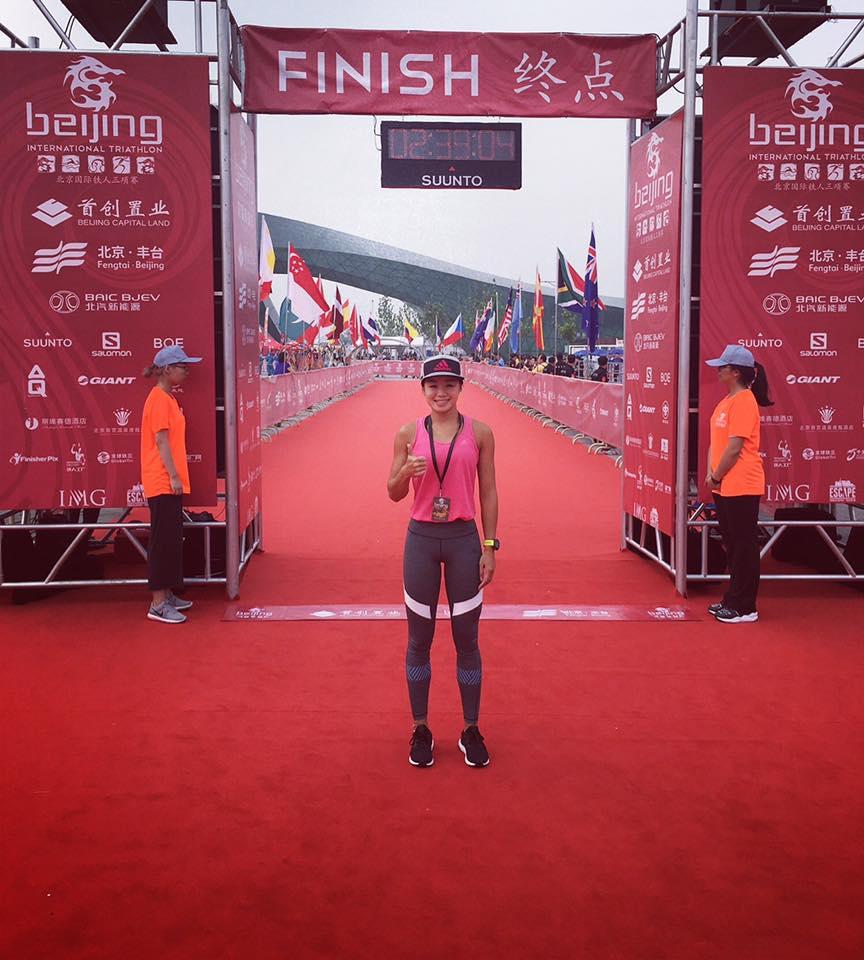 三項鐵人前港隊代表司徒兆殷。(司徒兆殷fb圖)