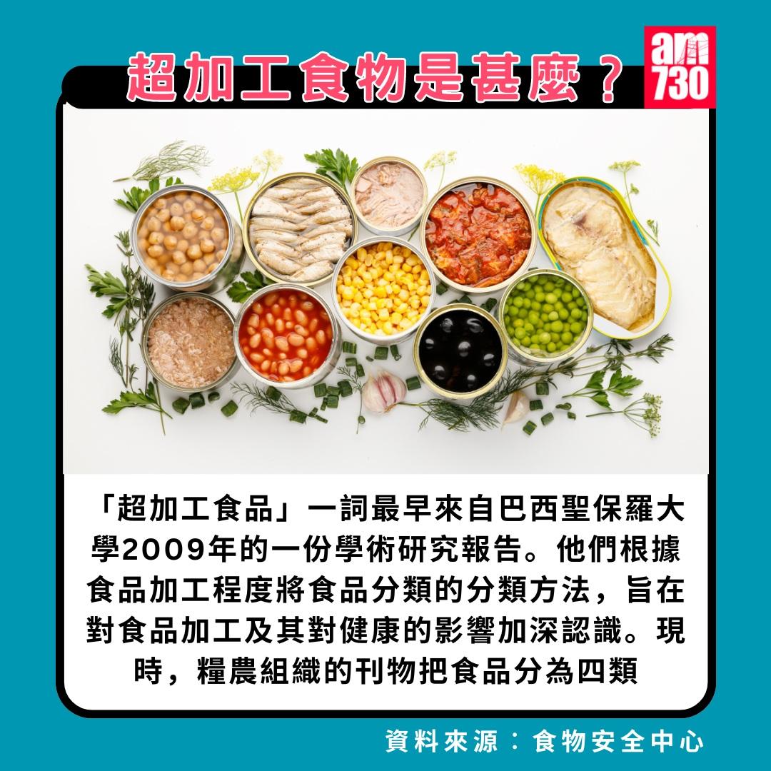 超加工食物|是甚麼?(am730製圖)
